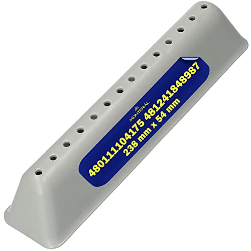 Aleta de Tambor de Lavadora 238 mm x 54 mm 480111104175 481241848987 para Whirlpool para Bauknecht Garantía de 10 Años - MONTERAL
