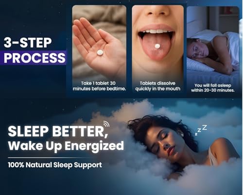 Image of Etitech-10 Melatonin 10mg Chewable Tablet | Natural Sleep aid Pills, Non Habit Forming | Vegetarian | Nutraceutical For Adults - 100 Tablets (10x10)