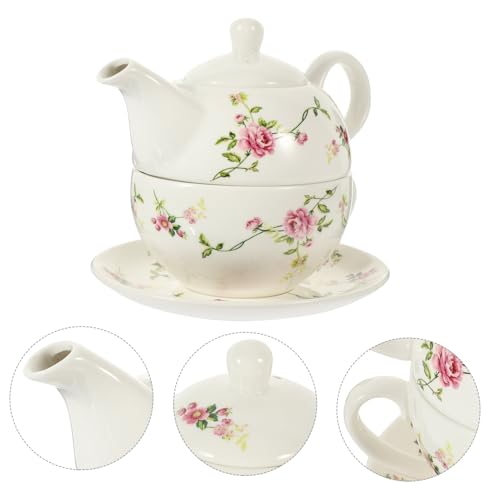 Théière en céramique résistante la chaleur avec poignée ergonomique 350ml