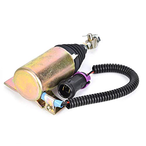 Solenoide Arresto Carburante 12V Elettrovalvola per Escavatore Ricambio Aftermarket Controllo Gasolio Compatibile Foton TOSD-03-001 XHF-1121