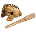 Nino Percussion NINO517 Extra Small Wood Frog Guiro, Natural Finish