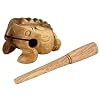 Nino Percussion NINO517 Holzfrosch Güiro Größe XS Natur
