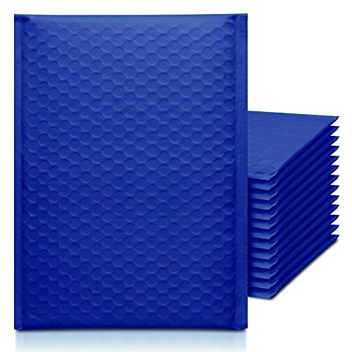 KeePack Poly Bubble Mailers 6x10 Inches, 25 Pack A5 Paper Size Padded Envelopes Self Seal Shipping Bags for Mailing/ Packaging/ Delivering (Blue)