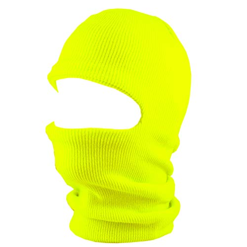 The Hat Depot Unisex Thick and Long Face Ski Mask [Made in USA]