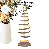 de l'arbre de Noël : votre chambre avec cette charmante lampe de table en forme de sapin de Noël, merveilleuse pour apporter une atmosphère festive chaleureuse et festive à n'importe quel espace.