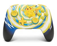 PowerA Enhanced Wireless Controller for Nintendo Switch/Switch 2 / Switch Lite/OLED Model - Pokémon: Pikachu Vortex - Gamepad, game controller, Officially Licensed