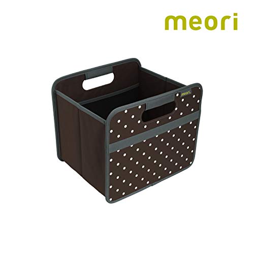 Meori A100033 Boîte Pliante, Polyester, Kakao/Punkte