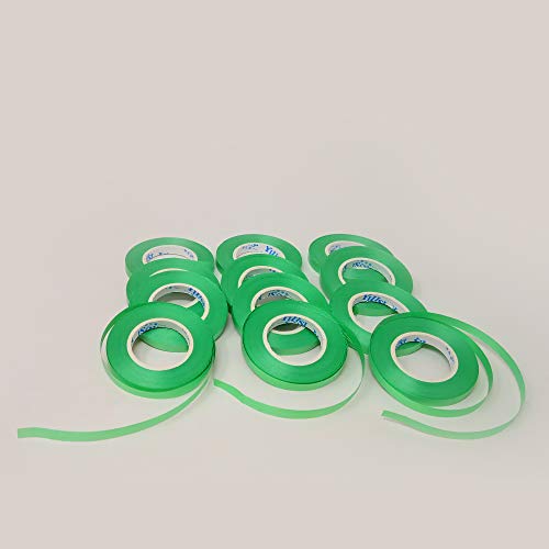Image of AMFIN Curling Ribbons for Balloons - Green (Pack 12)