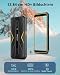 Ulefone Armor X12 Outdoor Handy 6GB + 32GB/256GB SD Android 13 Go, 4860mAh 13MP+8MP 5,45'' HD+ IP69K baustellenhandy Smartphone ohne vertrag Günstig 4G Dual SIM Face ID NFC GPS - Grün 2 Jahre Garantie