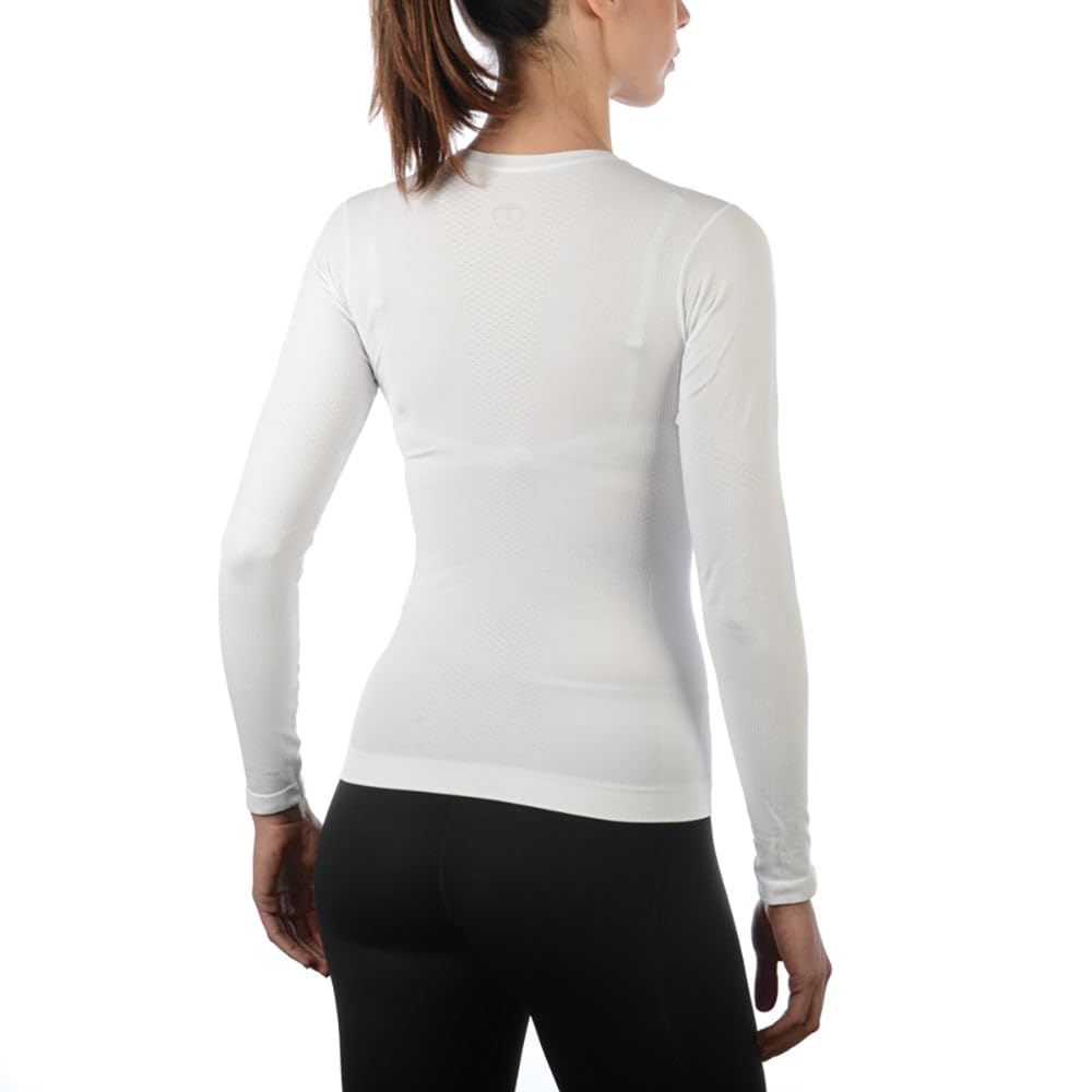 MICO Camiseta Manga Larga íntima Mujer esquí Active Skintech Cuello Redondo