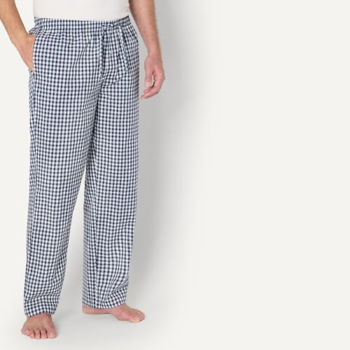 image for Amazon Essentials Men's Cotton Poplin Straight-Fit Pajama Pants with D