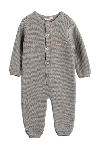 Newborn Baby Boy Girl Romper, One Piece Knitted Long Sleeve Bodysuit Costume (0-12 Months)
