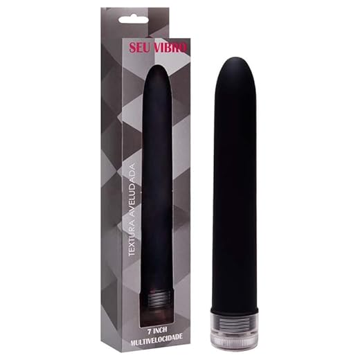 VIBRADOR PERSONAL MULTIVELOCIDADE E TEXTURA AVELUDADA (Preto)