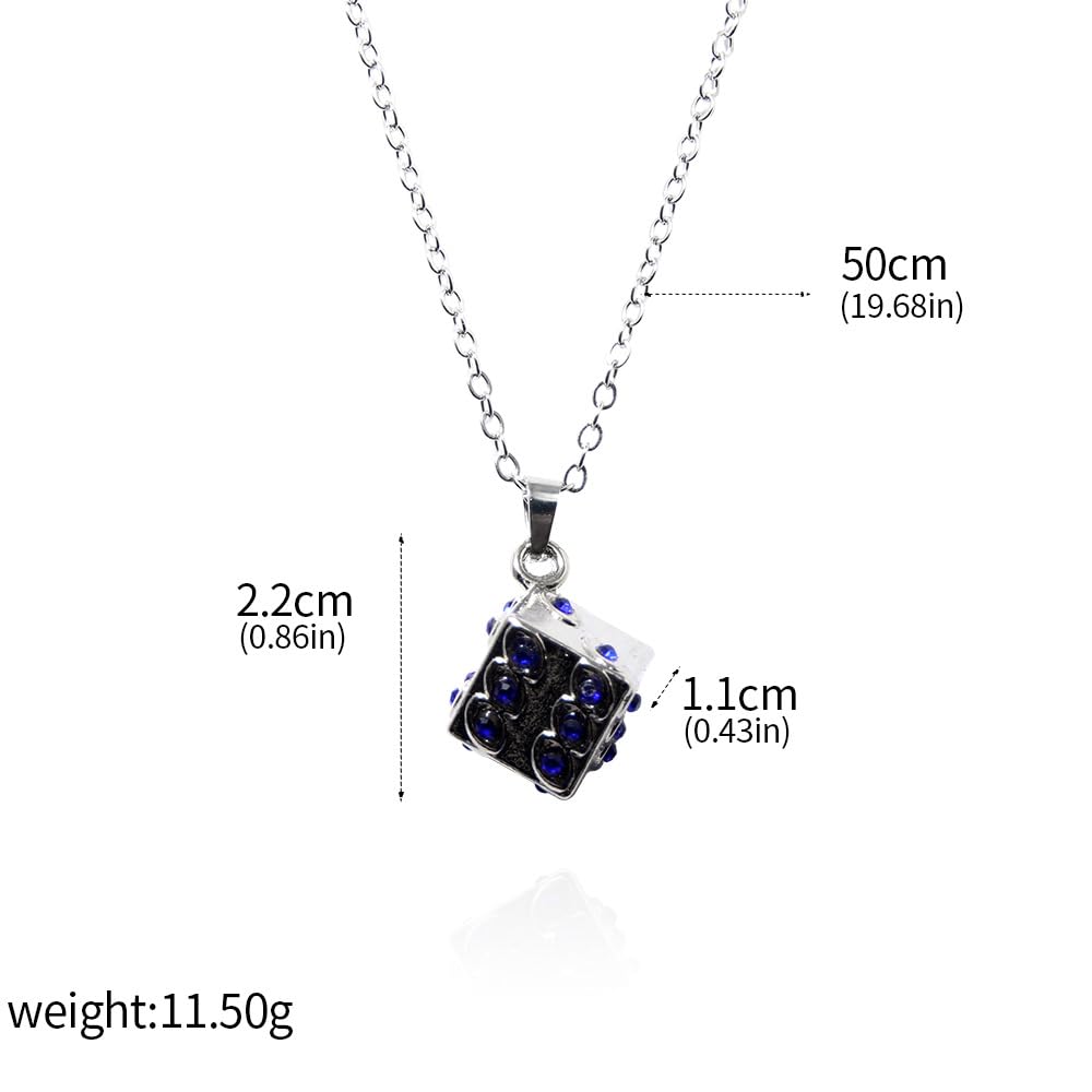 8 Collana GojoSatorus, Argento Elegante Ciondolo Necklace, GojoSatorus Figure Cosplay Accessori Gioielli
