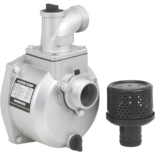 Semi-Trash Water Pump Only for Threaded Shafts, 2in Ports