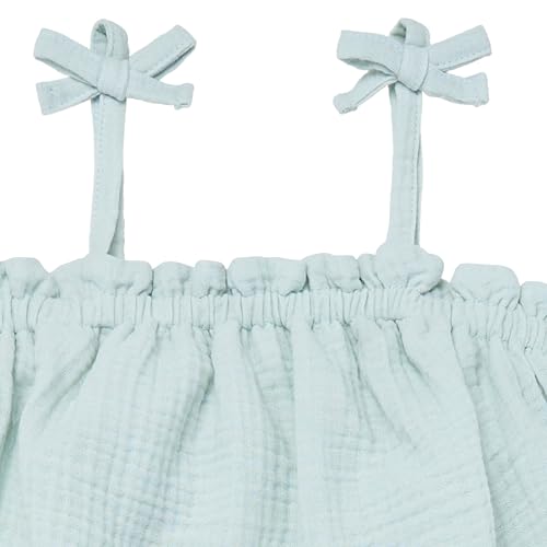 Modern Moments by Gerber Toddler Girls\' Top and Shorts Set, Light Sky, 3T - Thumbnail 3