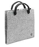 JAVOedge Felt Travel Storage Organizer [4 Slots] Case with Handle for Eyeglass, Sunglass, Glasses,...