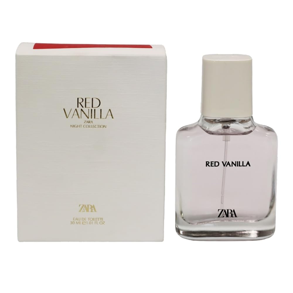 ZARA RED VANILLA EDT 30 ML (1.0 FL. OZ). - NOTES OF CASSIS, IRIS, AND VANILLA. A WARM, ELEGANT, AND LONG-LASTING FRAGRANCE - Eau De Toilette / Fragrance