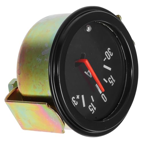 FOMIYES 12v-24v Analog Ammeter Gauge 30a Electrical Current Meter for Cars Trucks Tractors with Metal Case Vehicle Battery Amp Meter for Automotive Circuit Monitoring