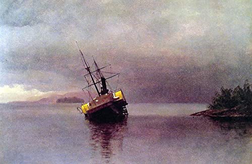 Peinture Épave de l'Ancon Alaska : Évadez-vous depuis votre canapé