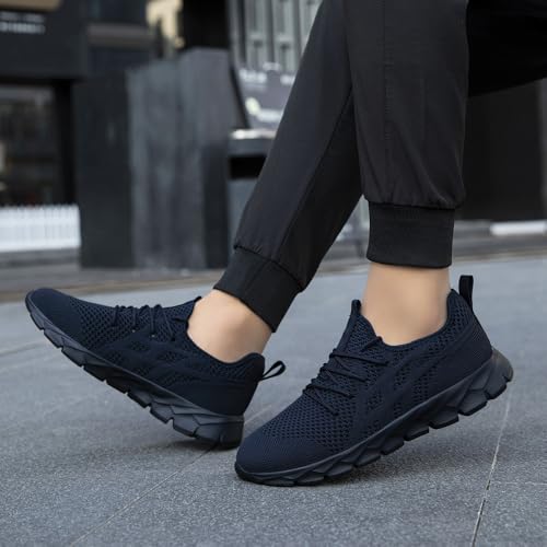 Image of Running Shoes for Men Gym Tennis Athletic Walking Shoes Non Slip Lightweight Breathable Sports Mesh Fashion Work Sneakers Casual Workout Trianer