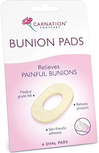 THREE PACKS of Carnation Footcare Oval Bunion Pads by Carnation