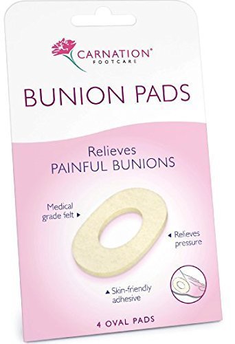 THREE PACKS of Carnation Footcare Oval Bunion Pads by Carnation