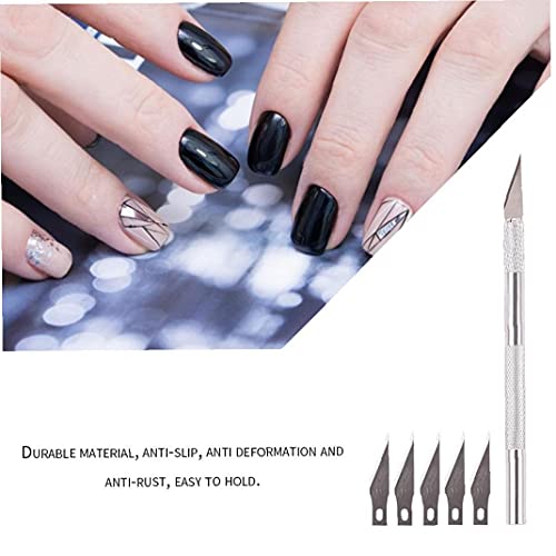 YepYes Nagelhautschieber- und Löffel-Nagelreiniger - Professioneller Edelstahl-Nagelhaut Entferner und Schneidwerkzeug… – Bild 7