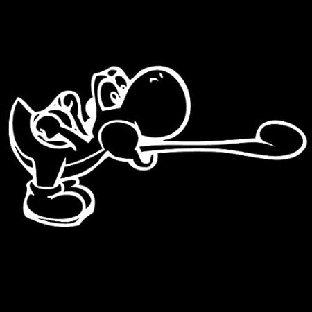 Amazon A03005 スーパーマリオ ヨッシー 任天堂 7 5cm 14cm 白 ホワイト抜群の耐久性 防水 耐油性 高品質プレミアム アート ステッカー ウォールステッカー 車 カー用品 バイク 壁 Pc インテリア スーツケース ほとんど何にでも貼れる ウィンドウ デカール シール