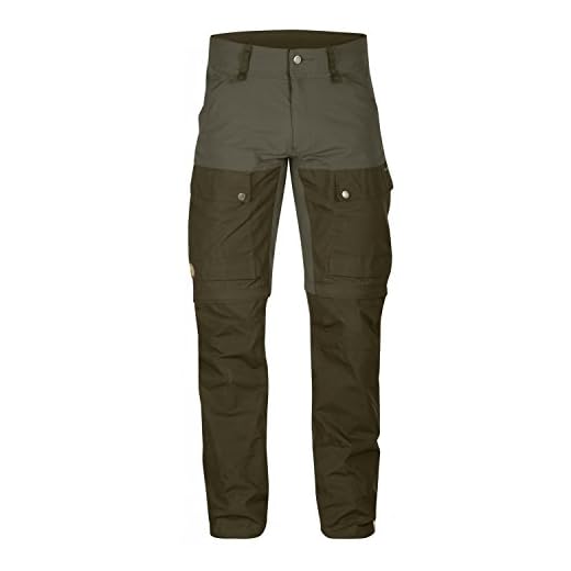 Fjallraven herr Keb damask byxor, asfalt, 50