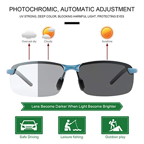YIMI Polarized Photochromic Sunglasses for Men Women Outdoor Sports Driving Anti Glare UV400 Protection z87 Safety Glasses2