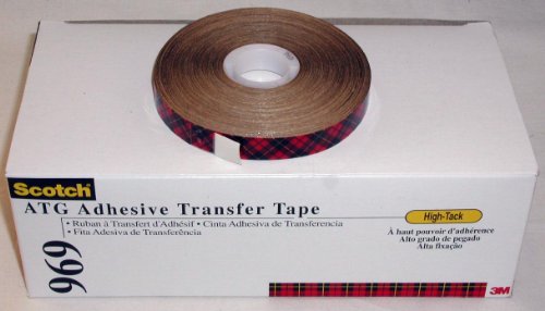Scotch ATG High-Tack Adhesive Tape 969 1/2 in x 36 yds