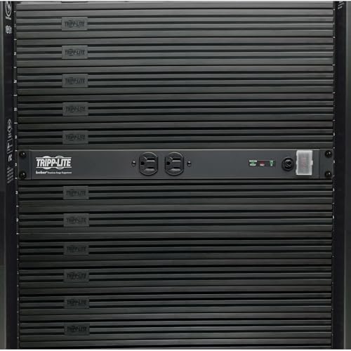 Image of Tripp Lite 12-Outlet Rackmount PDU Isobar Surge Protector Power Strip, 15A, 3840 Joules, 15ft Cord with 5-15P Plug, 1U Rack-Mount, Lifetime Manufacturer's Warranty & $25,000 Insurance (ISOBAR12ULTRA)