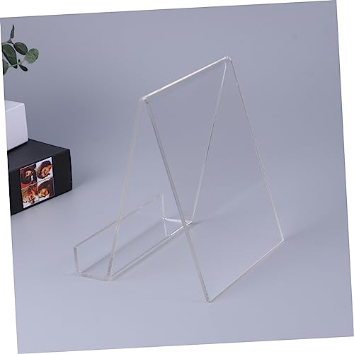 CLISPEED expositor de joias bandejas de acrílico para exibição porta brochura de mesa estante para l