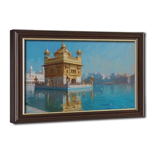 Toile temple sikh pour créer un coin zen au bureau ou à la chambre