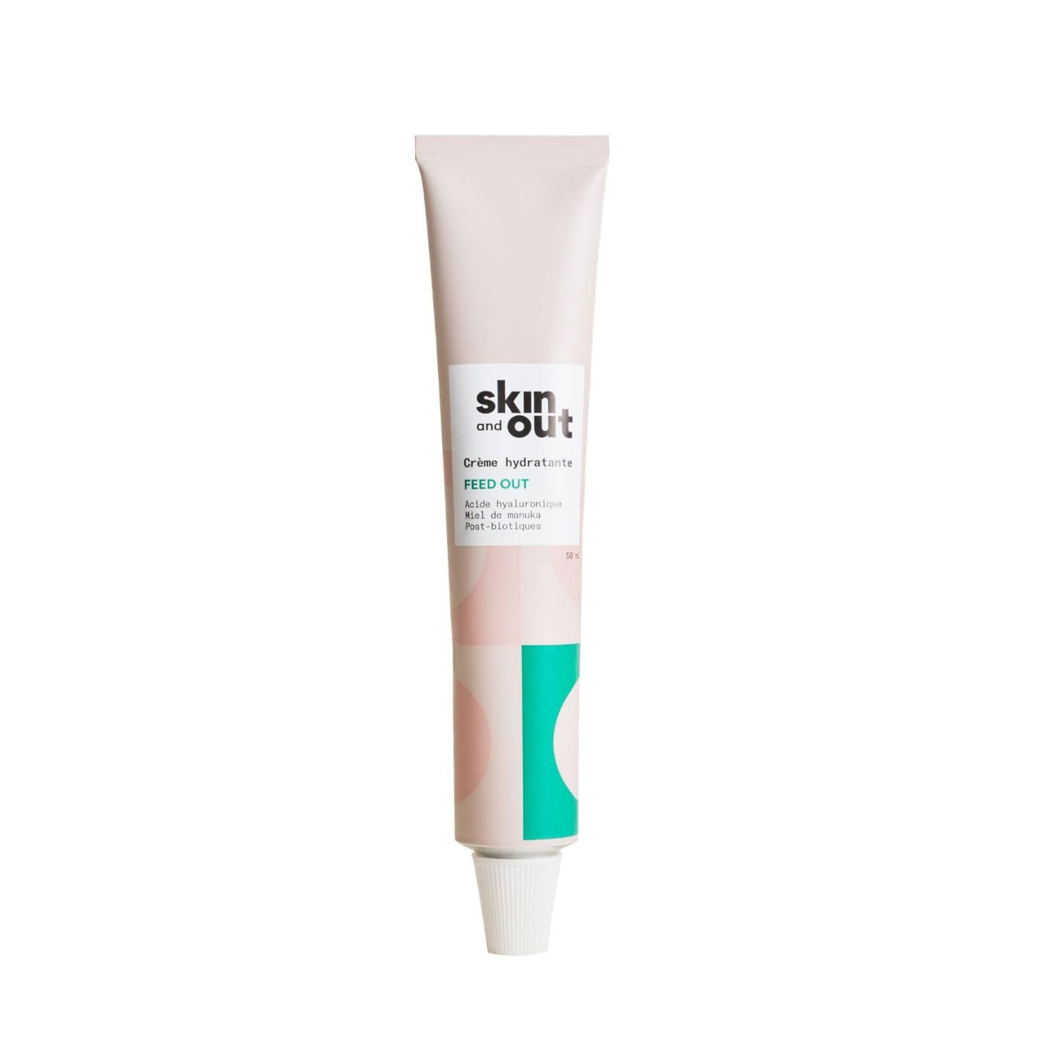 Skin & Out – Crème Hydratante Peaux Mixtes à Grasses – 99% d’Origine Naturelle – Hydrate, Apaise les boutons, Régule le Sébum – Fini non gras