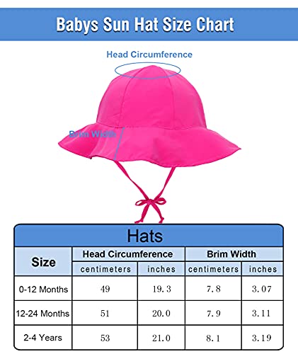 Simplikids Upf 50+ Uv Ray Sun Protection Wide Brim Baby Sun Hat,Rose Pink,0-12 Months #TOP3
