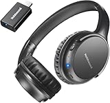 Holdsound BKM400 Wireless TV Headphones for Seniors with Bluetooth USB Transmitter set Optical, RCA, AUX and USB, Up to 165ft, No Delay and High Volume Output, 40h Playtime