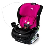 Britax Poplar Convertible Car Seat, 2-in-1 Car Seat with Slim 17-Inch Design, ClickTight Technology, Magenta Onyx
