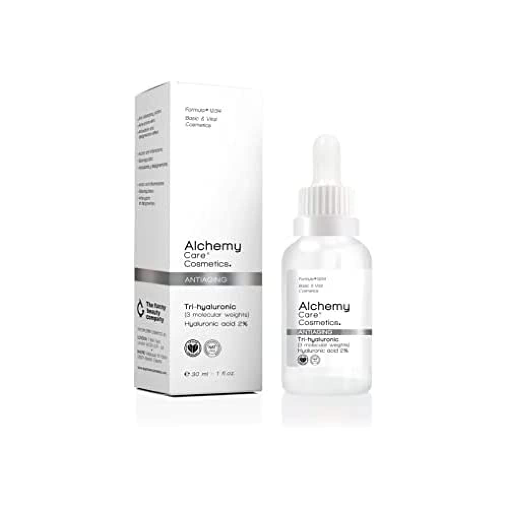Sponsored Ad – Alchemy Tri-Hyaluronic Serum – 3 Molecular Weights for Deep Hydration, Plump & Smooth Skin, Lightweight Daily Face Serum, 30ml