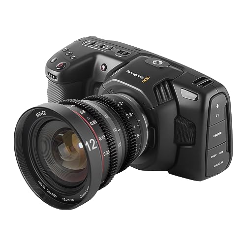 Meke MK-12MM T2.2 MFT T2.2 Large Aperture Manual Focus Low Distortion 4K Mini Cine Lens thumb #4