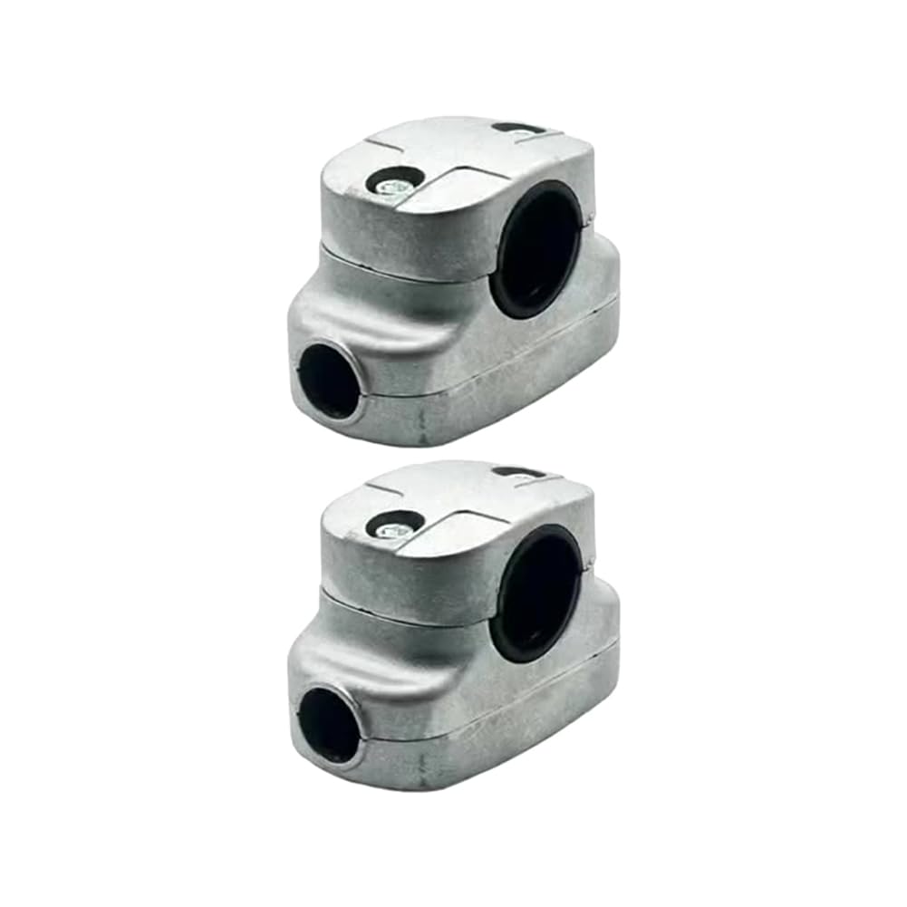 Huudngeje for Grass Trimmer Brush Cutter Lawn Mower Part–Handle Bracket Clamp Aluminum 26/28mm Clamps Set 60x90mm Spare Part