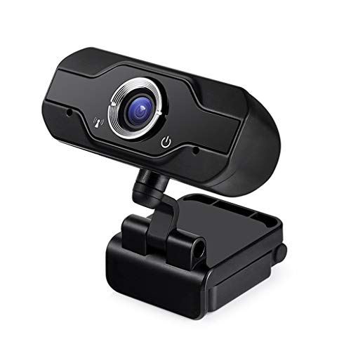 2026 Webcam profesional USB 20 para PC portátil con resolución 720p micrófono integrado (negro, talla única)