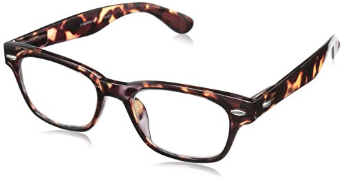 Peepers by PeeperSpecs unisex adult Clark Reading Glasses, Tortoise, 45 mm US