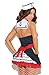 Hotspot Sailor Costume Cosplay Role Play Outfit for Women (Medium)