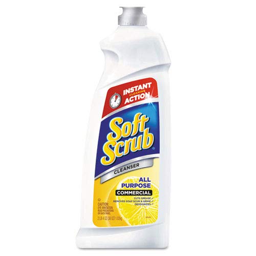 Soft Scrubamp;reg; - Lemon Cleanser, Non-Bleach, Biodegradable, 38 oz. Bottle - Sold As 1 Each - Non-Bleach Formula Safely Cleans virtually Every Surface in The Home or Office.