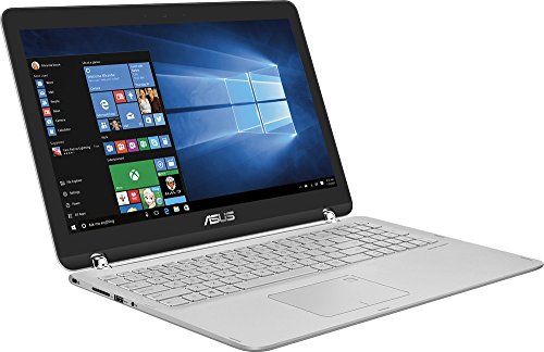 2017 Asus Q504UA 2-in-1 15.6" Full HD Touchscreen Laptop, Intel Core i5-7200U 2.3GHz, 12GB DDR4 RAM, 1TB HDD, Backlit Keyboard, WIFI, Bluetooth, HDMI, Win10-Silver
