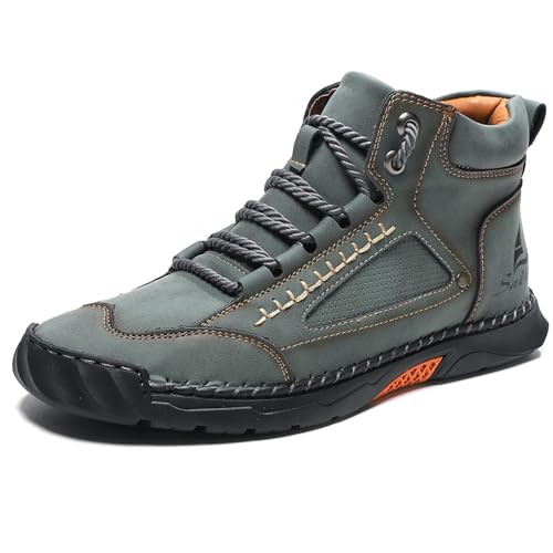 NXNBHSL Mens Orthopedic Comfortable Handmade Boots