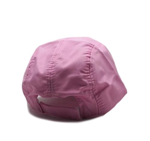 Boné Esportivo Liso Tactel Aba Curva Strapback (Tactel, Rosa Pink)