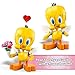 LEGO Looney Tunes Sweetheart Tweety Bird Building Toy for Adults & Kids - Tweety Figure W/Display Pedestal & Accessories for Girls & Boys, Ages 12+ - Gift & Craft for Valentine's Day - 40824
